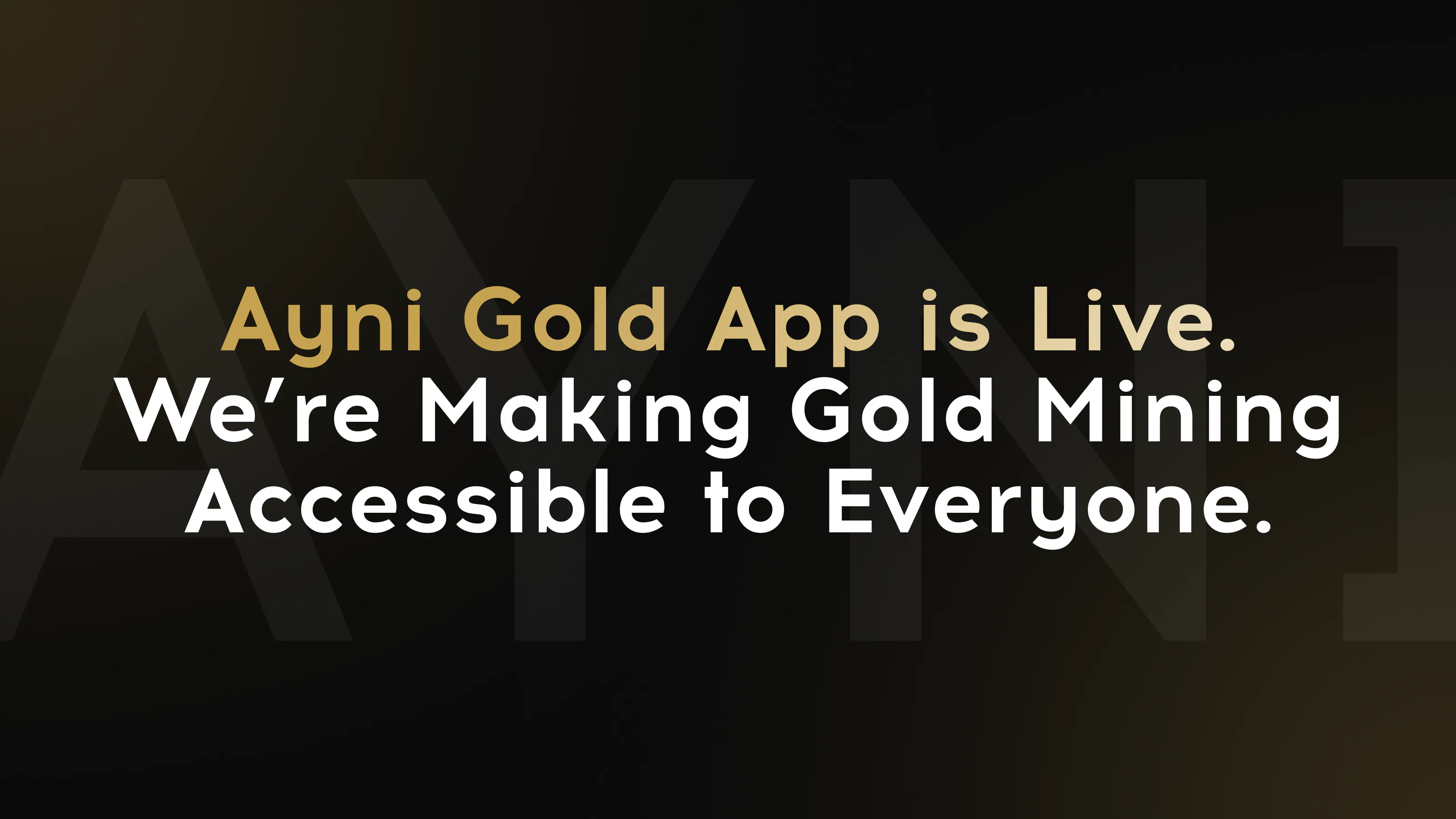 App de Ayni Gold y participación accesible en minería de oro mediante blockchain.