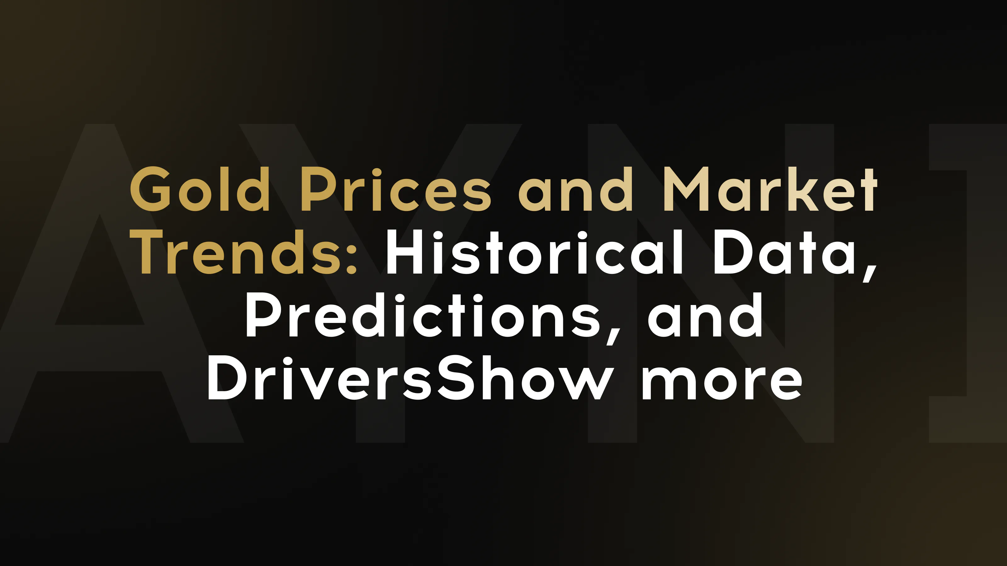 Visualización de tendencias del mercado del oro, contexto histórico de precios e impulsores macroeconómicos.