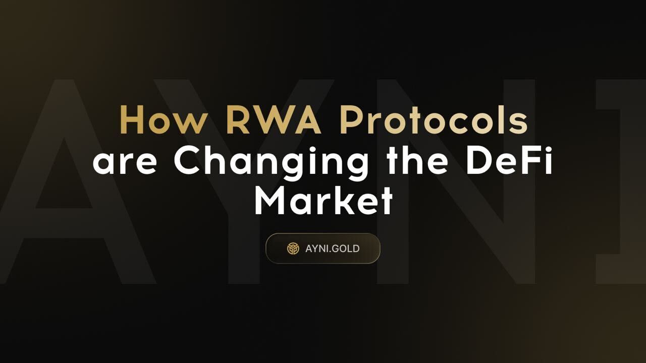 Concept connecting real-world asset tokenization, DeFi liquidity, and physical-economy backed yield.