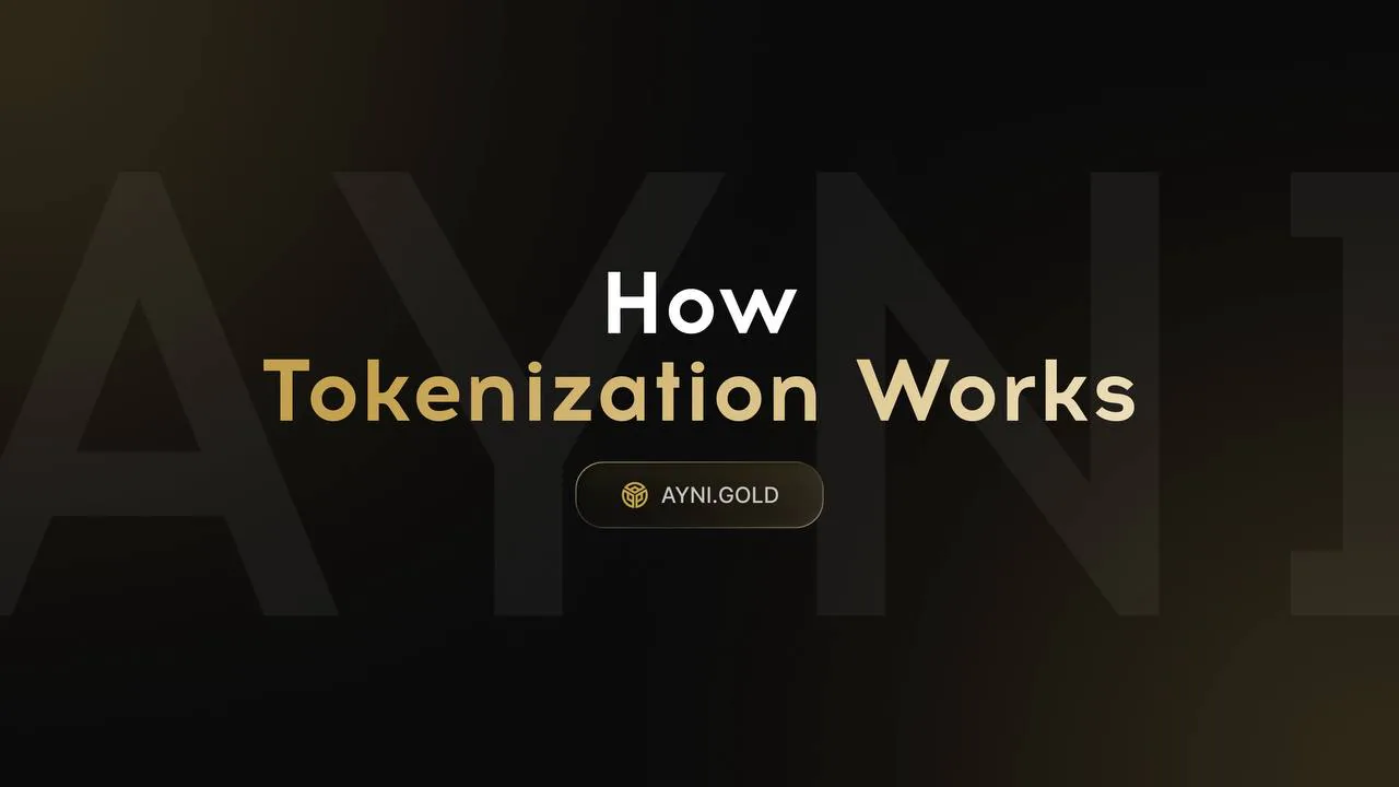 Concepto de blockchain y tokenización para convertir activos del mundo real en tokens digitales.